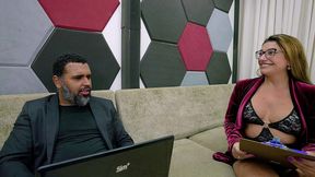 interracial hardcore: milf loira nao aguentou o negao no anal profundo