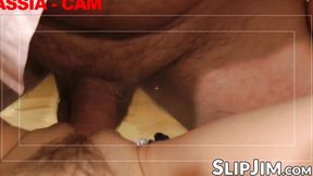 British brunette teen enjoys dick&#x1F32D; in POV and takes it doggy