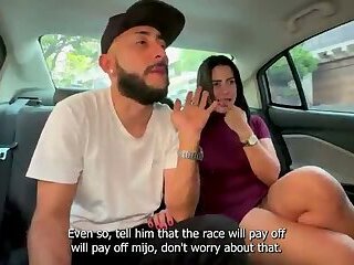 Friend, Fuck My Wife! Uber Driver Gets a Hot Latina and Fucks Her in the Car!
