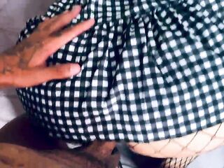 Not Even a Lengthy Suit Can Hide That Large Butt