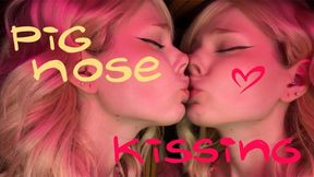 Crooked nose mirror kissing