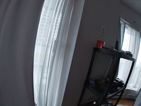 Dirty Sissy CD goes for a Quick masturbation movie session in the morning