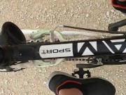 Outdoor - Nackt auf dem Fahrrad