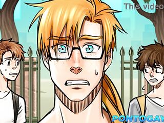 Anime Homo - Unbridled debauchery at the sex college