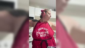 My Wife Doing Dishes
