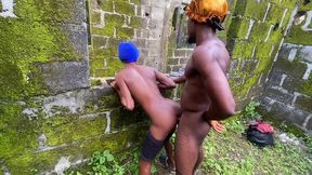street boy huge cumload on my back after hardcore bush sex