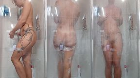 sous la douche