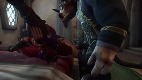 Ginger Elf Slut Takes Massive Tauren Cock Up Her Ass | Warcraft XXX Spoof