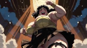 Ai Cartoon BBW Dancing Women Clips