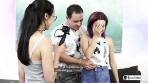 ”First Time Porn Pickup & Fuck With Beautiful Purple Haired Spanish Newcomer”