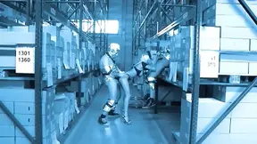 German blonde in latex gear dominated and fucked fierce