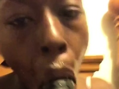 Sucking a Huge Dildo, Dreaming of Daddy