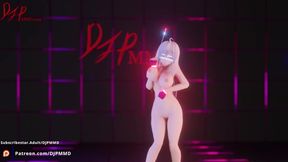 Busty Haku Sneakers in steamy 3D anime action