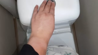 The waitress licked my pussy in the cafe toilet - Lesbian_illusion