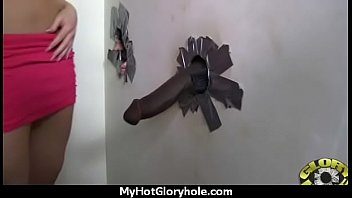 Ebony&#039_s First Gloryhole Blowjob and Cum Swallow 30