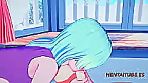 Eliza Lives Out Steamy Hentai Desires with Blowjob Handjob Facial Climax