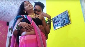 Randy Indian bhabhi gets her enormous rear drilled in doggy style by her devar.