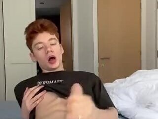 Gay jerking off hard