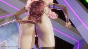 Mmd Minnie - Cherry Sky - Seraphine Sexy Striptease