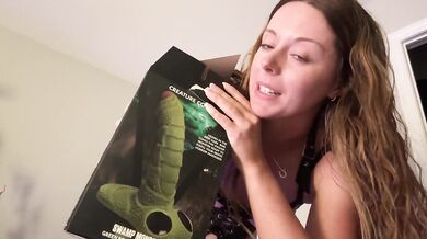 Reading Erotica While Being Fucked By A Monster Cock!