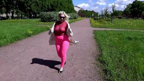 transparent boobs - walk in park