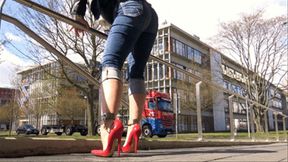 Neele - Red Patent 6 Inch Shoeplay - mp4 1920x1080