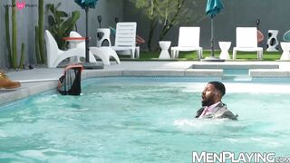 BBC monster Braxton Cruz dominates muscular bottom Brogan