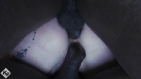 sexy curvy big tits milf emma stone in hot bbc interracial threesome in the club