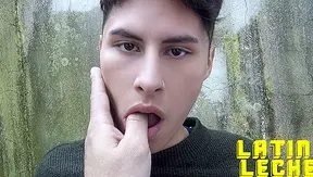Horny Latin Twink Craves Massive Cum All Over His Chest - Hot Leche Action
