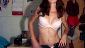 Striptease solo of my bodacious 18 years old sporty GF