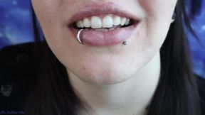 Devoured by a Goddess raw giantess vore with long tongue and uvula chokes swallowed whole