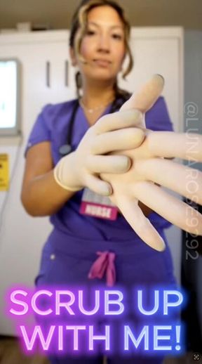 4 min Watch me scrub up in my nurse scrubs and chasing about what my favorite scrub and glove brands and why I love them! 💜
