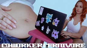 Co-Worker Turns Her Into A Carnivore! Ft Sunnie - HD MP4 1080p Format