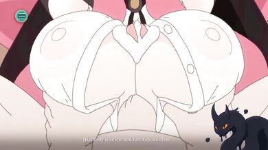 Demon Girl Gameplay Solo Male Gets Multiple Creampie Titty Fuck Face Fuck