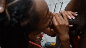 porsha carrera throat trains a newbie slut