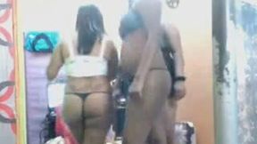 Lovely Indian call girls chatting and posing on webcam