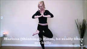 Yoga Instructor Shows off Her Form