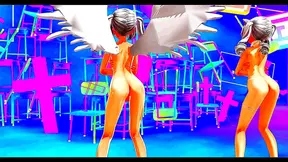 Cute MMD Boy Pleasured by Massive Dick in Steamy Futanari Action