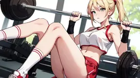 Gym girls get wild in the locker room