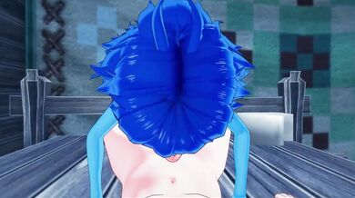 Steven Universe Hentai - Lapis Lazuli gets fucked from your POV, cum on her stomach.