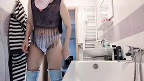 Busty hairy latina, huge ass&#x1F351;, big tits