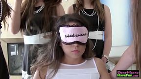 Real Teen Lesbian Sorority Girls Finger and Eat Out at Party in HD