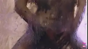 Blonde girl masturbates while watching couples have fun sex