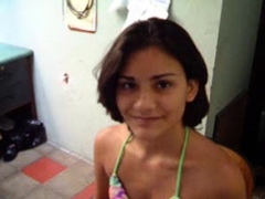 Sexy teen webcam striptease