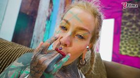 Sexy fishnets highheels stocking solo ANAL XL DILDO play #Anal #DildoFucking #Fishnets #HighHeels #Stocking