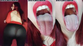 otro fetiche goloso de mi comunidad! fetiche de lengua y leggins!