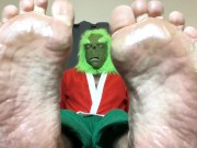 Grinch Makes Santa Lick His Feet Soles JOI