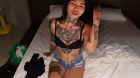 stranger thai girl lured for party cumming hard on foreigner dick