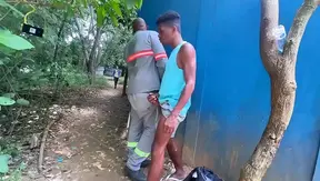 Horny Workers Enjoy Intense Gay Sex with Multiple Creampies in Construction Yard