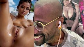 Fresh Indian Beauty Showing Her Delicious Clean Hairy Pussy, Lonely Teen Girl Rubbing Her Pussy, Naked Blonde Girl Wearing Gold BDSM Chains &amp_ Ready For A Good Fuck, AI Generated